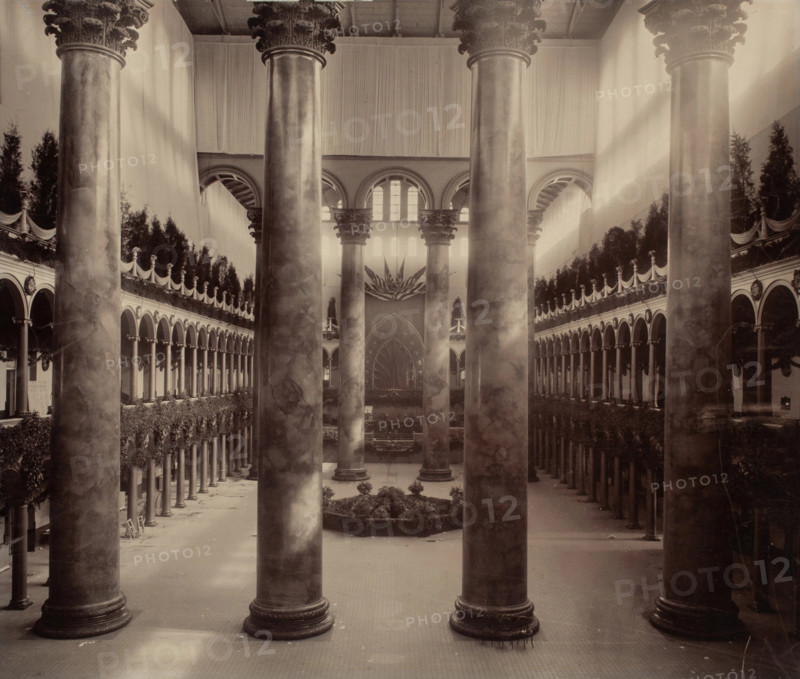 Interior Courtyard, U.S. Pension Building, Washington D.C., between 1850 and 1875. Creator: Unknown.