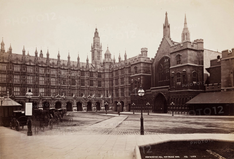New Palace Yard, Westminster Hall, London, between 1870 and 1880. Creator: George Washington Wilson.