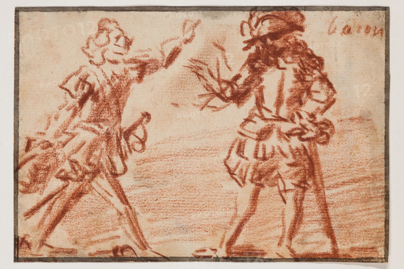 Actors, late 15th or early 16th century. Creator: Claude Gillot.