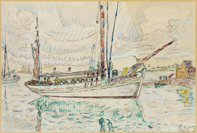 Port Louis, early 20th century. Creator: Paul Signac.