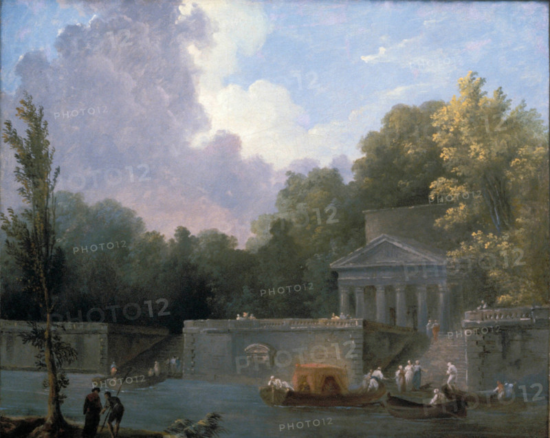 Park Scene, 18th century. Creator: Hubert Robert.