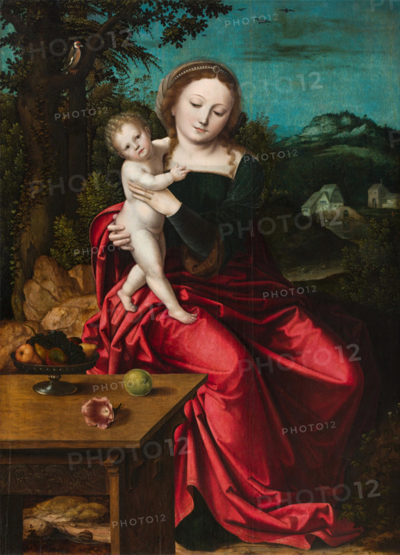 Madonna and Child, c1515. Creator: Master with the Parrot.