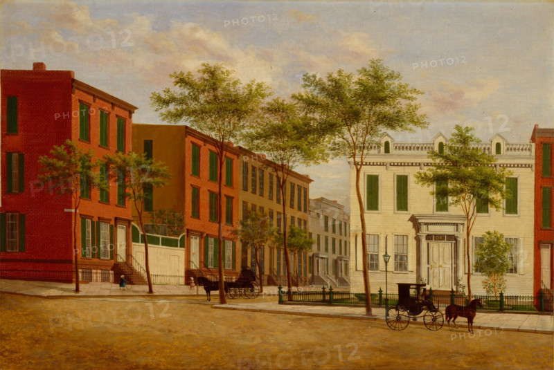 Street in Brooklyn, between 1880 and 1890. Creator: Unknown.