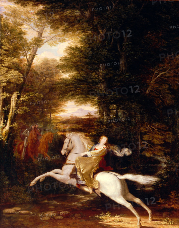 The Flight of Florimell, 1819. Creator: Washington Allston.