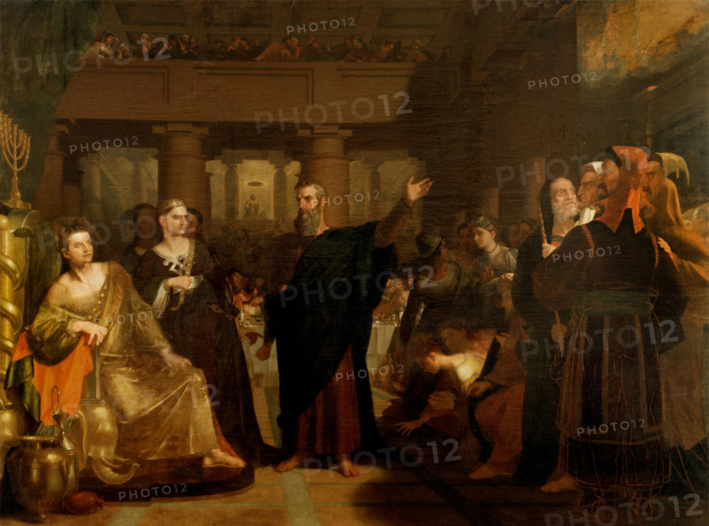Belshazzar's Feast, between 1817 and 1843. Creator: Washington Allston.