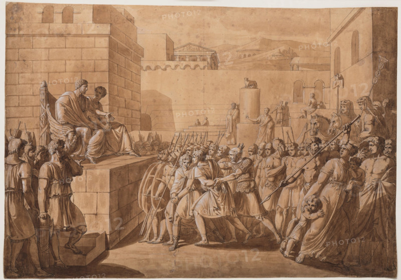Scene from Roman History, c1812. Creator: Bartolomeo Pinelli.