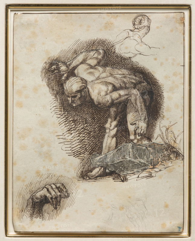 Climbers, between 1791 and 1824. Creator: Theodore Gericault.