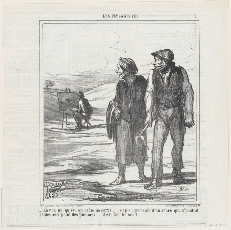 En v'la un qu'est un drôle de corps ..., 1864.  Creator: Honore Daumier.