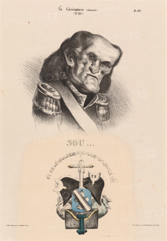 Sou..., 1832. Creator: Honore Daumier.