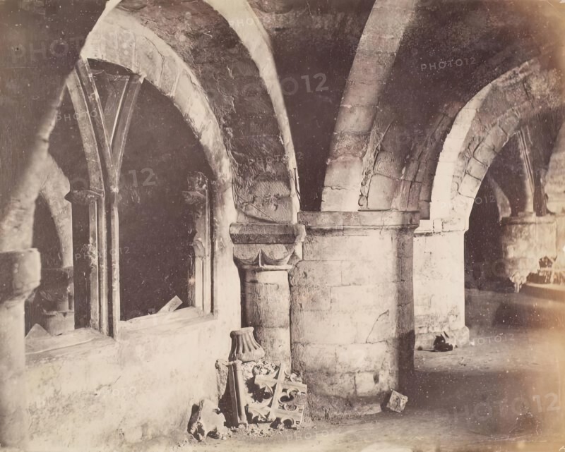 Church Interior, from an album compiled by Sir John Everett Millais. Creator: Unknown.