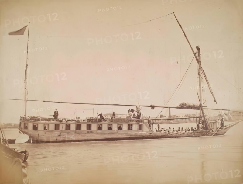 Boat, Africa, from an album compiled by Sir John Everett Millais, 1893. Creator: William Duffus.