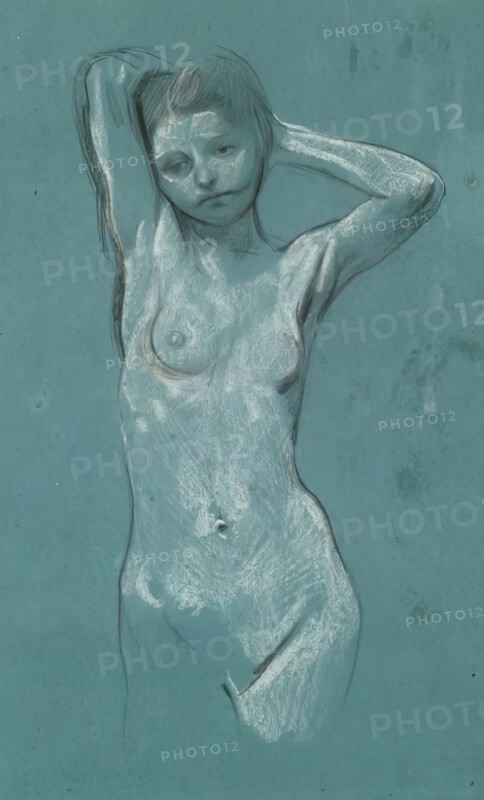 Study of a Young Girl. Creator: John MacAllan Swan.