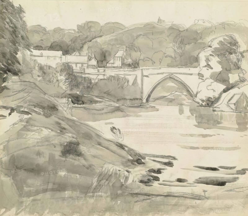 The Brig of Balgownie, Old Aberdeen, ex. 1924. Creator: William York Macgregor.