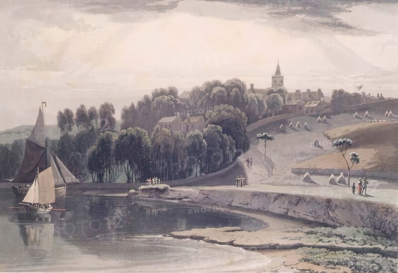 Wigtown, Galloway. Creator: William Daniell.