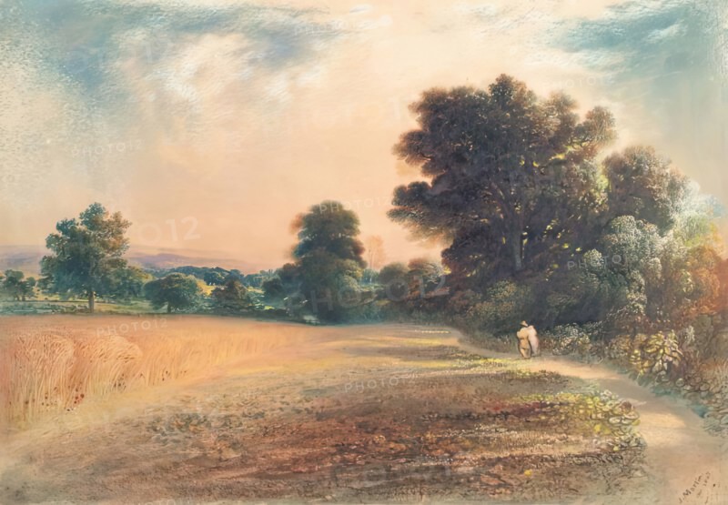 English Landscape, 1847. Creator: John Martin.