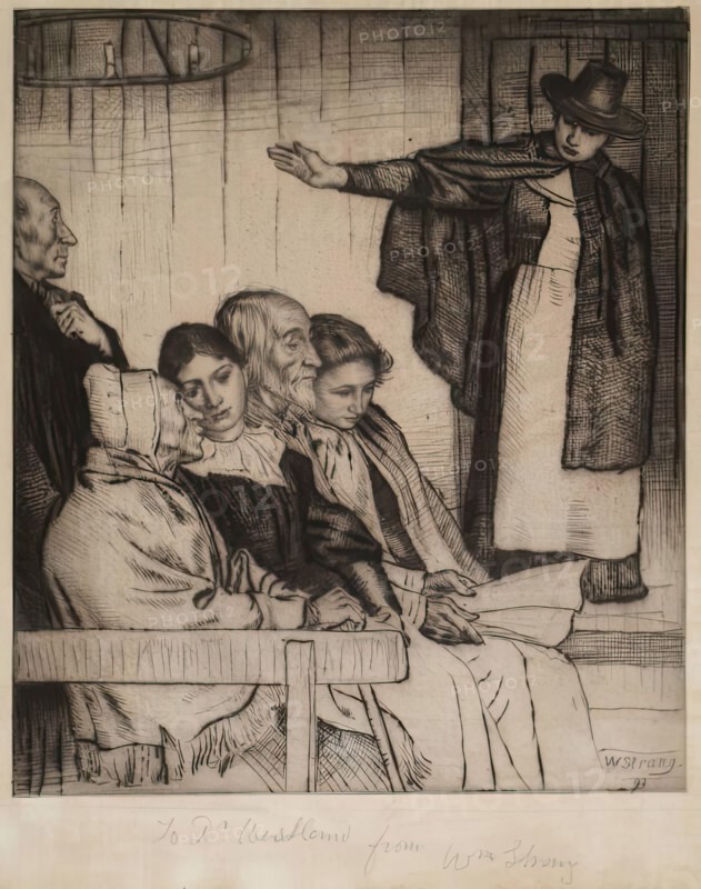 The Conventicle, 1893. Creator: William Strang.
