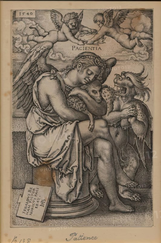 Patience, 1540. Creator: Sebald Beham.