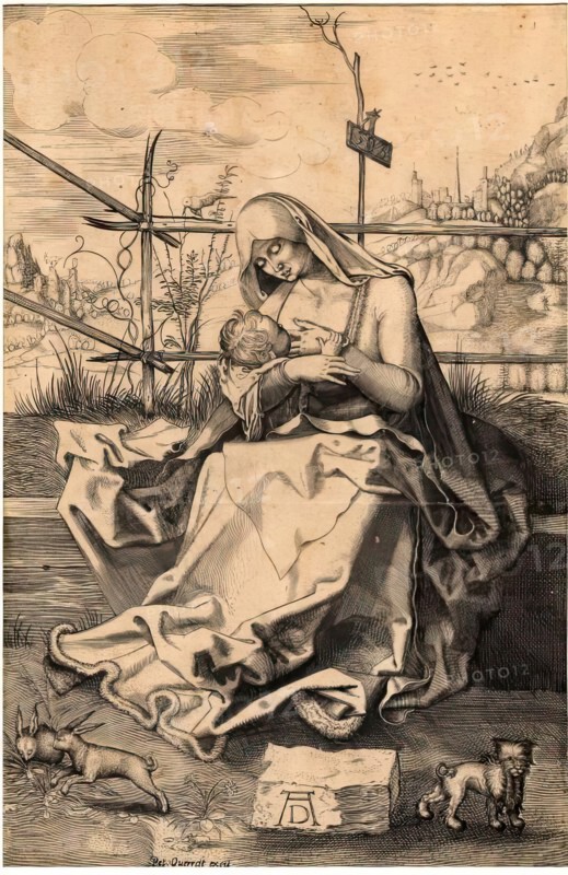 Virgin Suckling the Child, 1503. Creator: Albrecht Durer.