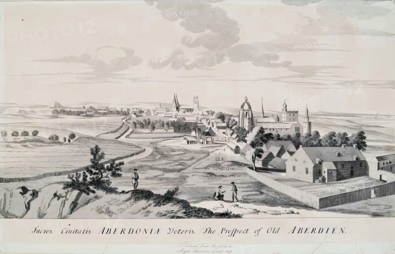 The Prospect of Old Aberdeen, 1814. Creator: Unknown.