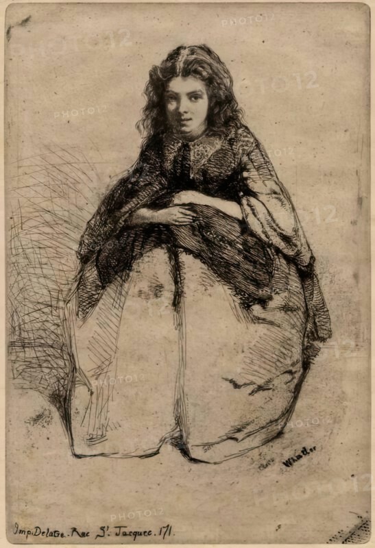 Fumette (Kennedy 13), c1857. Creator: James Abbott McNeill Whistler.