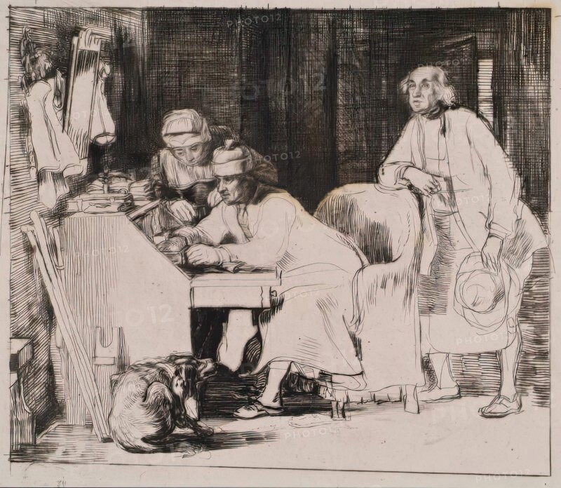 The Lost Receipt, 1807. Creator: David Wilkie.