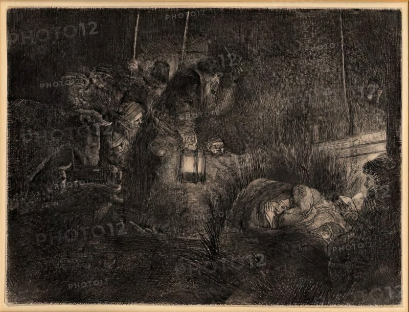 Adoration of the Shepherds, 1653. Creator: Rembrandt Harmensz van Rijn.