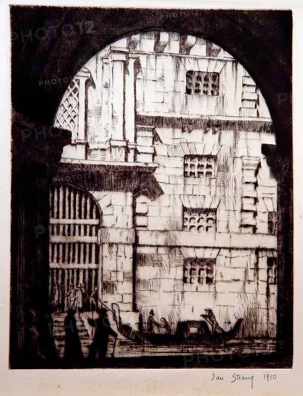 The Prison, Venice, 1910. Creator: Ian Strang.