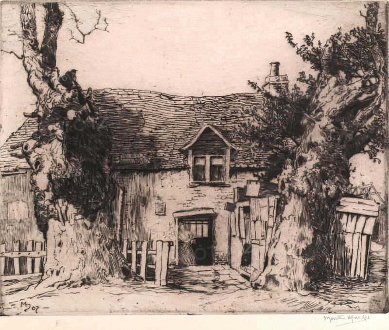 Dulieu's Pig Farm, 1907. Creator: Martin Hardie.