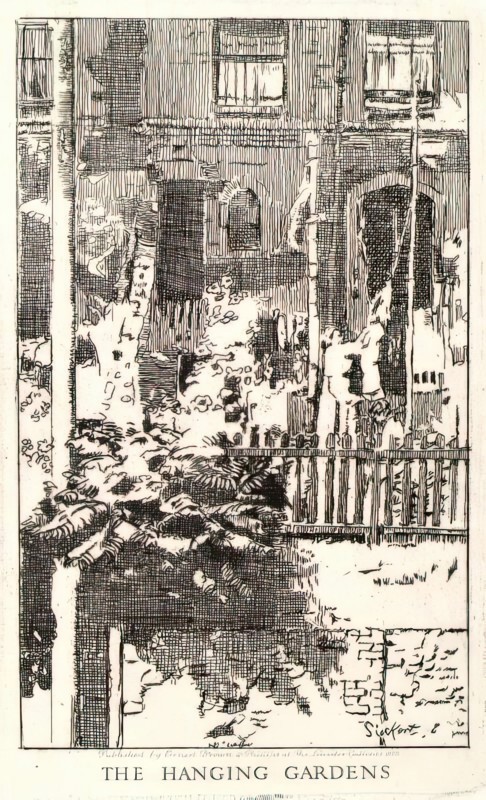 The Hanging Gardens, 1929. Creator: Walter Richard Sickert.