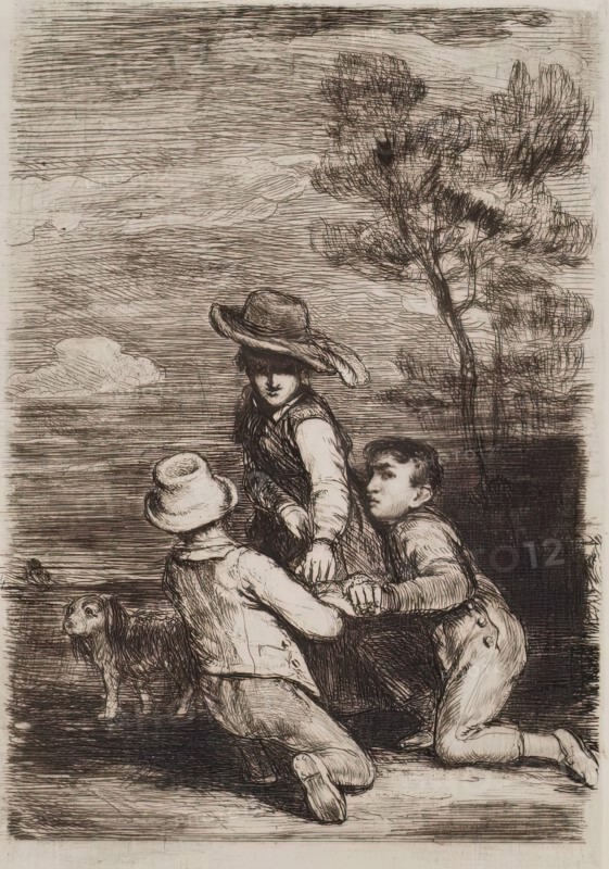 The Sedan Chair, c1815. Creator: David Wilkie.