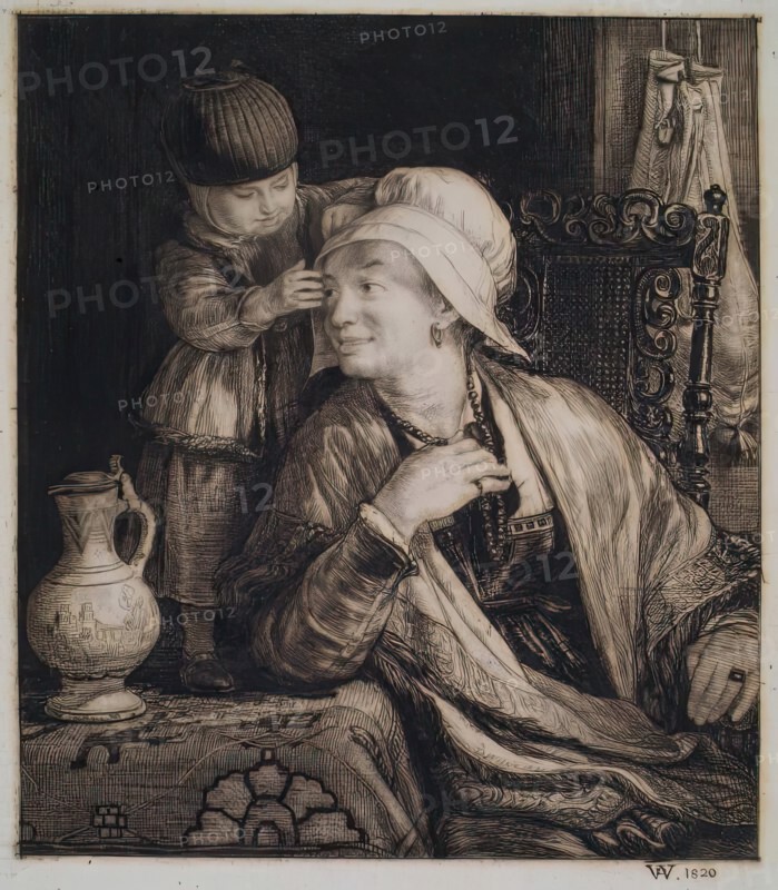 The Flemish Mother, c1820. Creator: David Wilkie.