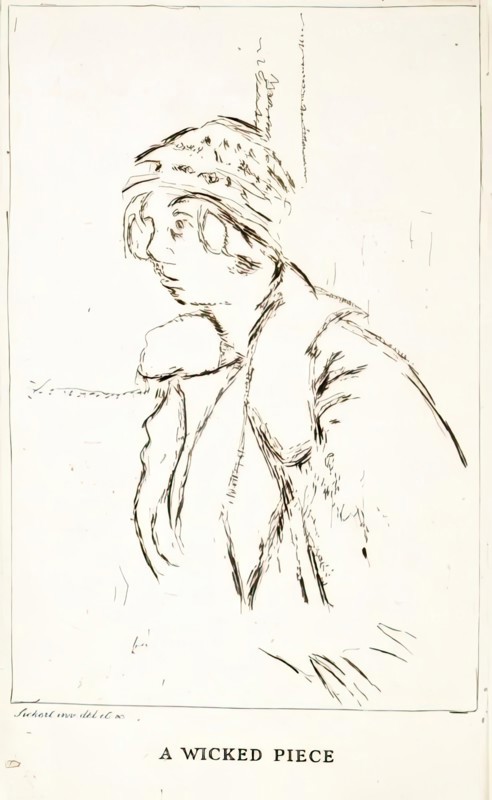 A Wicked Piece, c1922. Creator: Walter Richard Sickert.