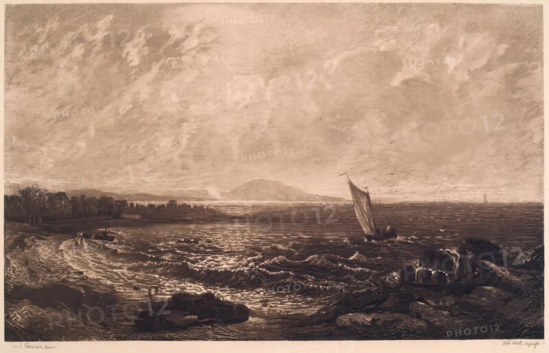 Aberlady Bay, (c1820s), c1889. Creator: William Brassey Hole.