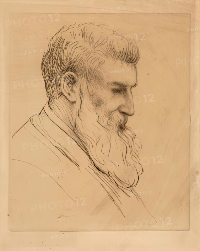 Portrait de Craibe Angus, 1879. Creator: Alphonse Legros.