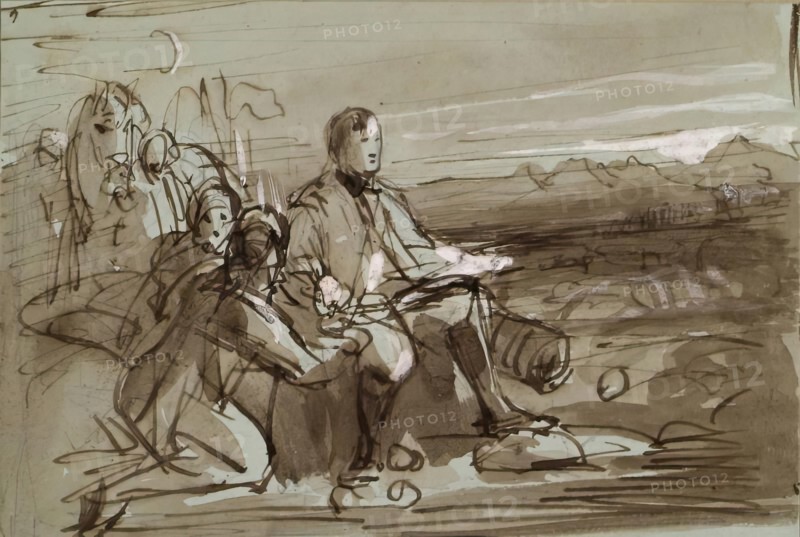 Historical Composition - Duke of Wellington?, c1840s. Creator: John Phillip.