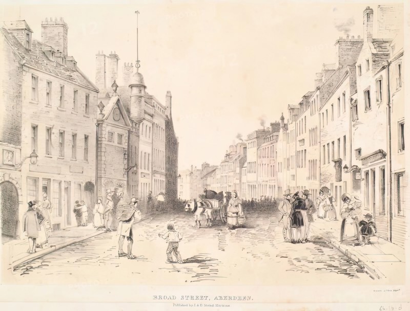 Broad Street, Aberdeen, c1840s. Creator: Unknown.