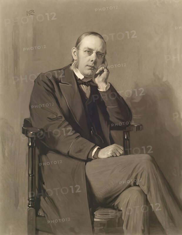 Portrait of Professor John Gardner MD LRCP (Edin), c1840s. Creator: James Faed.