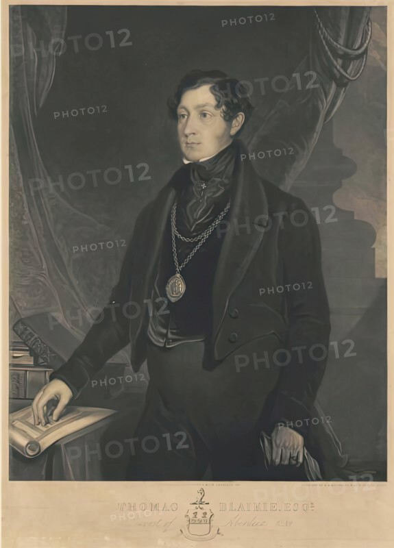 Portrait of Sir Thomas Blaikie, (1802-1861), 1841. Creator: John Phillip.