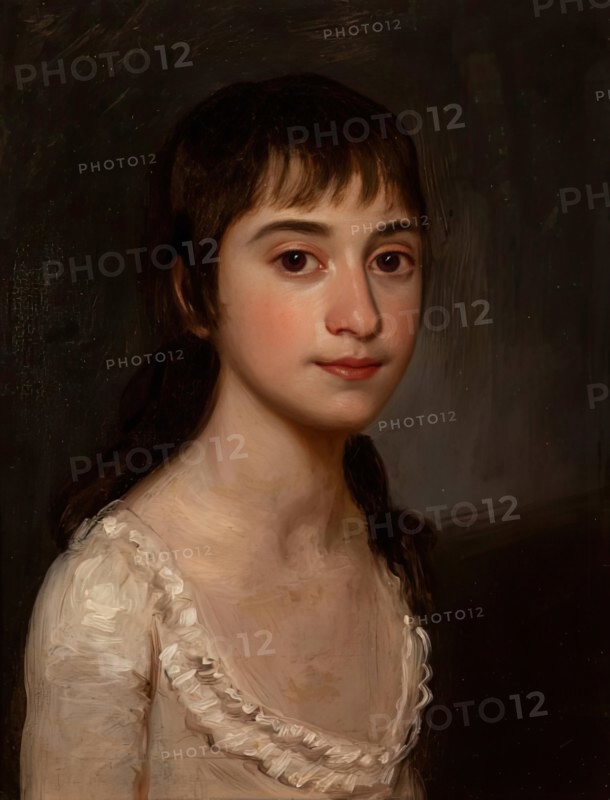 A Girl's Head. Creator: Francisco Goya.