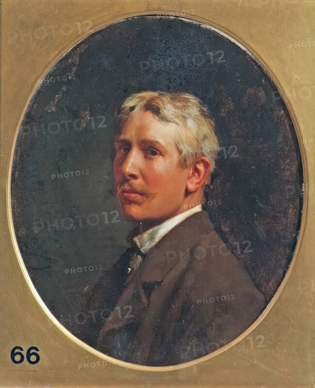 Cecil van Haanen, Self Portrait, 1885. Creator: Cecil van Haanen.
