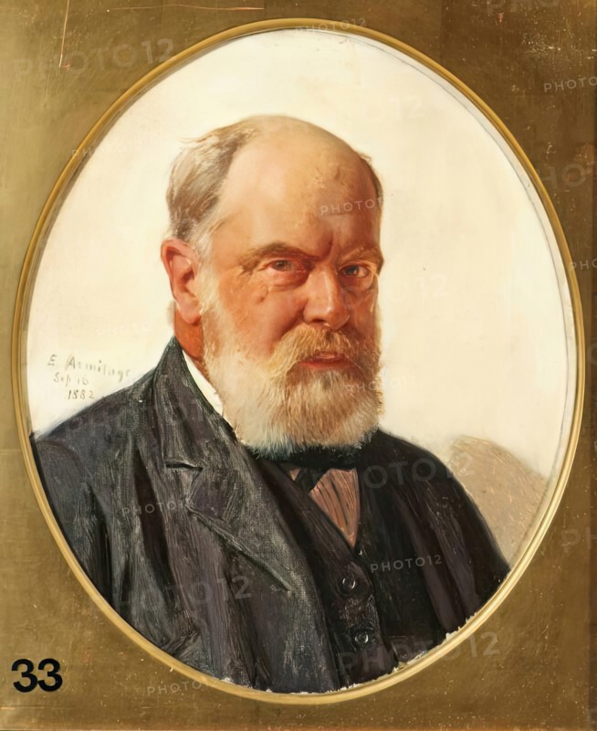 Edward Armitage, Self Portrait, 1882. Creator: Edward Armitage.