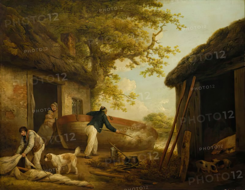 The Boatman's House. Creator: George Morland.