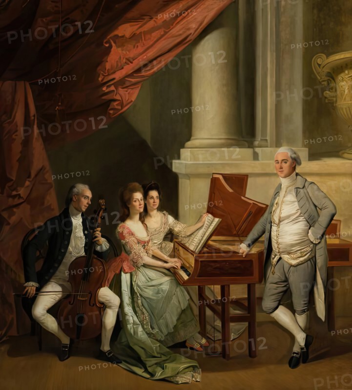 The Morse and Cator Family, c1784. Creator: Johan Zoffany.
