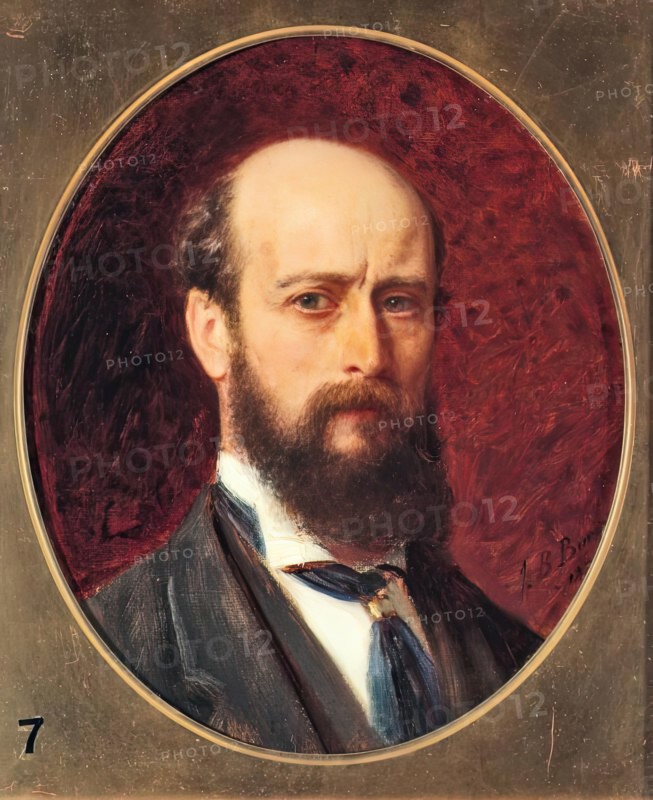 John Bagnold Burgess, Self Portrait, 1884. Creator: John Bagnold Burgess.