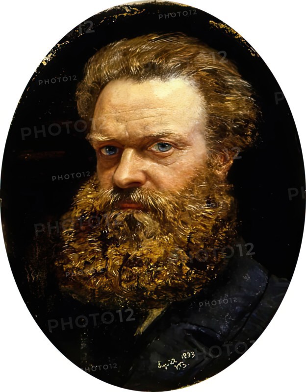 John Brett, Self Portrait, 1883. Creator: John Brett.