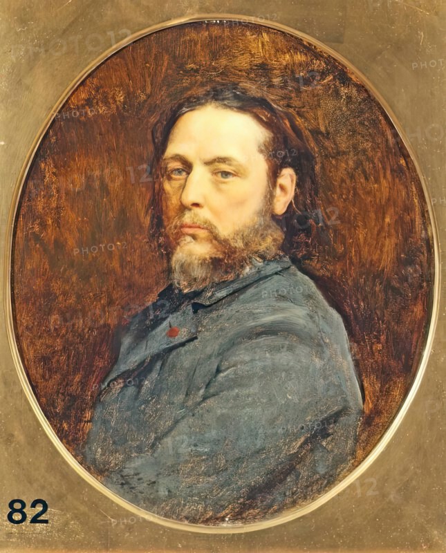 Jules Breton, Self Portrait, 1883. Creator: Jules Breton.