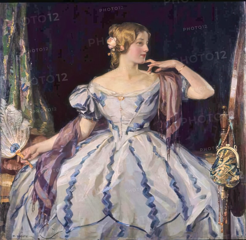 A Victorian Debutante, c1922. Creator: Robert Hope.