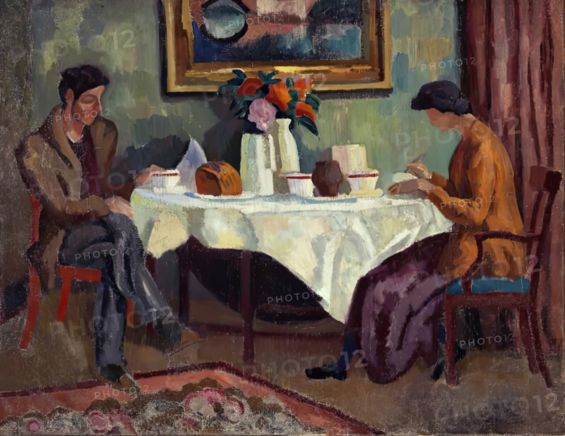 The Breakfast Table, c1918. Creator: Roger Fry.