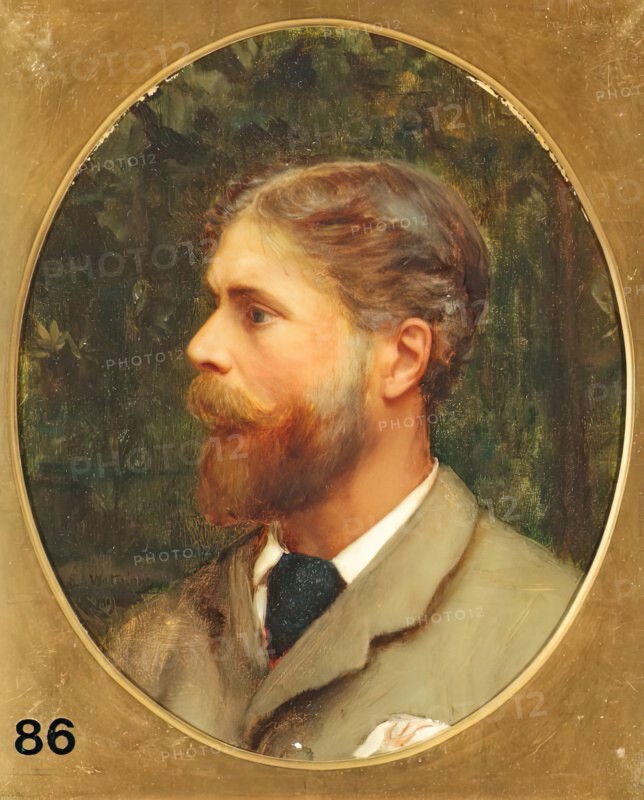 Sir Ernest Albert Waterlow, Self Portrait, 1890. Creator: Sir Ernest Albert Waterlow.