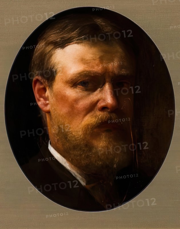 Sir Lawrence Alma-Tadema, Self Portrait, 1883. Creator: Lawrence Alma-Tadema.